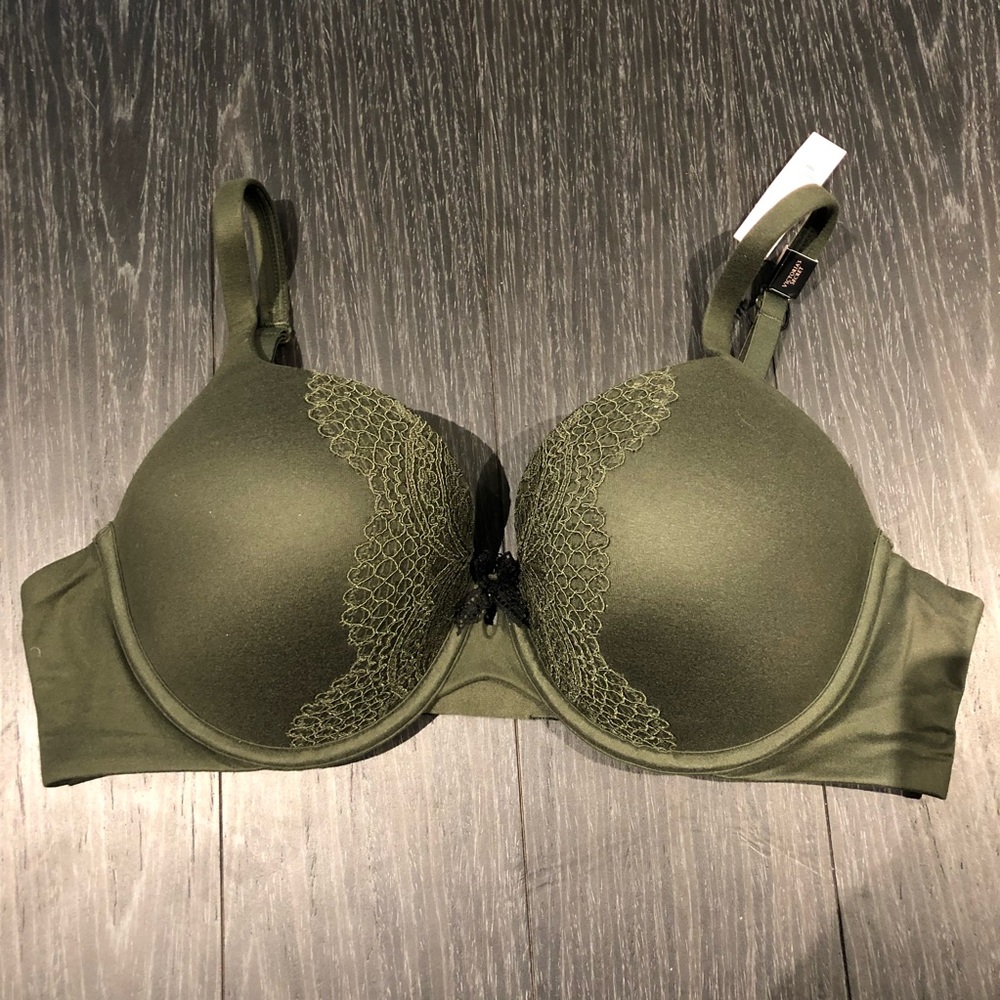 Victoria’s Secret Olive Green Lace 38C Bra